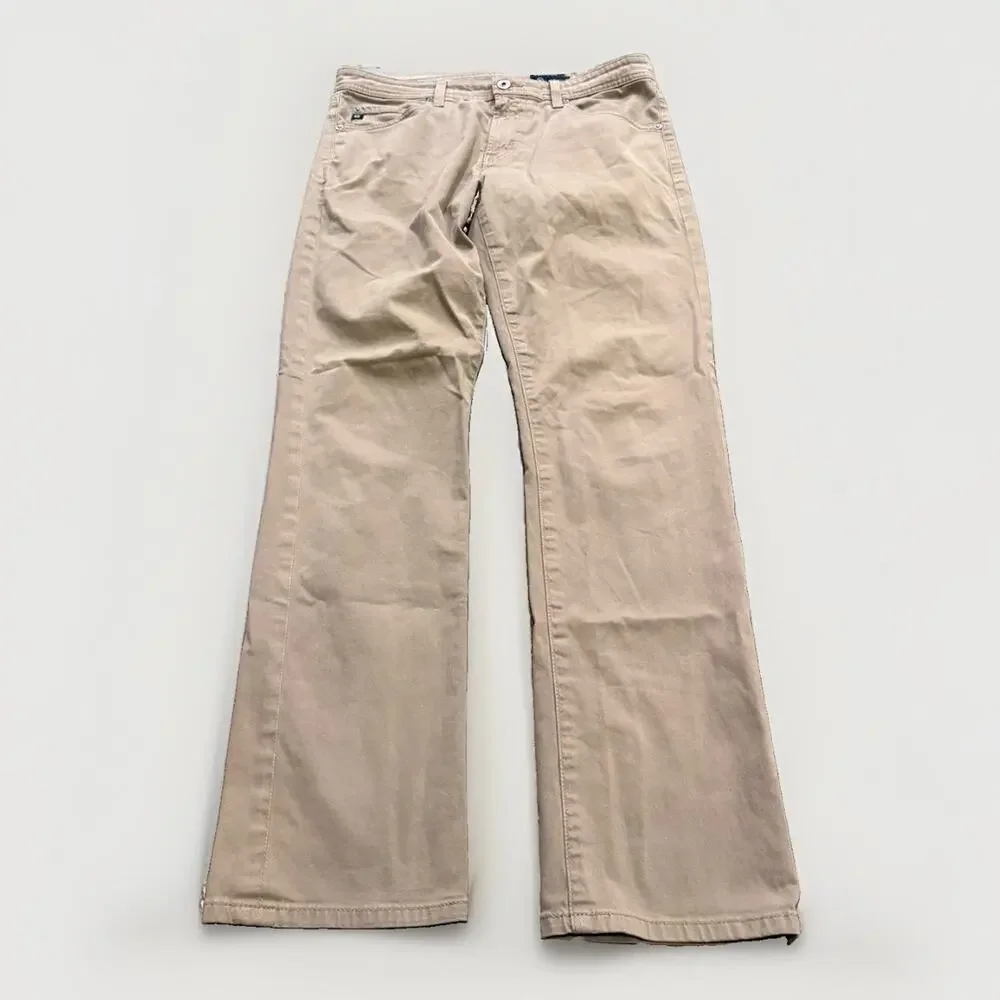 Adriano Goldschmied AG Mens Tan Everett Slim Straight Pants Size 32x32